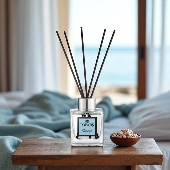 Lopars Okyanus (Okyanus) 5 Bambu Çubuklu Oda (oda parfümü) Kokusu 100 ml - 6