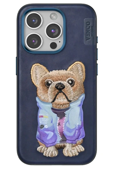 Venco iPhone 15 Pro Max Cute Desenli Kapak - Lacivert ürün görseli 1
