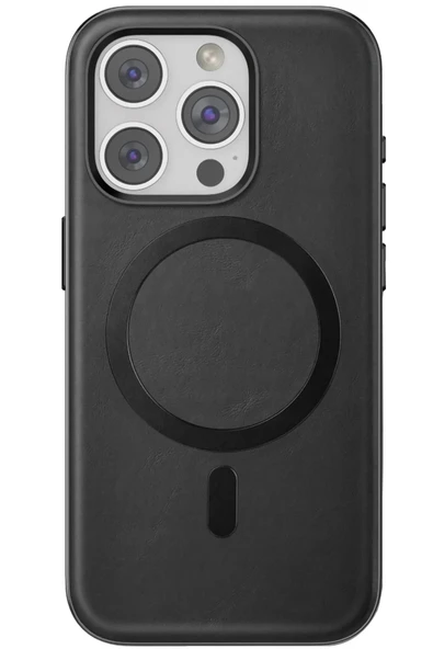 Venco iPhone 15 Pro Max Puskas Magsafe Kapak - Siyah ürün görseli 1