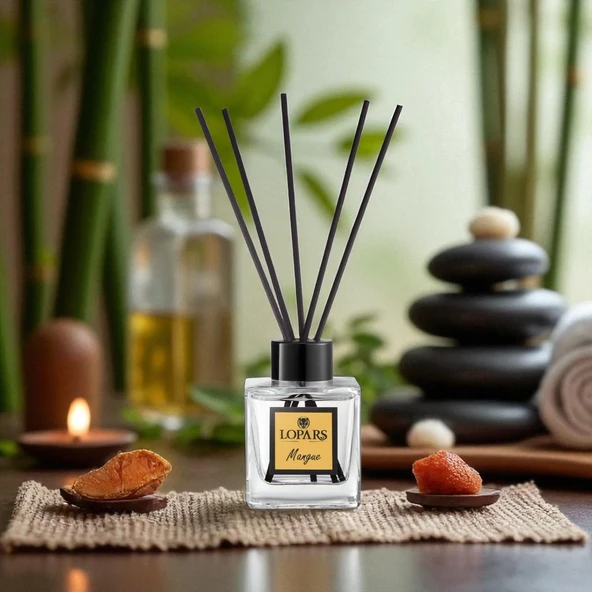 Lopars Mango (Mango) 5 Bambu Çubuklu Oda (oda parfümü) Kokusu 100 ml - 8