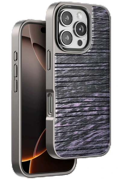 Venco iPhone 16 Pro Wave Kapak - Derin Mor ürün görseli 1