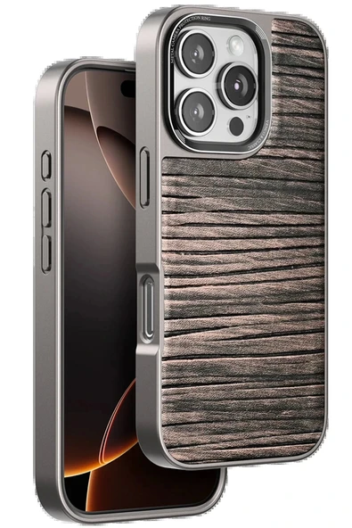 Venco iPhone 16 Pro Max Wave Kapak - Kahverengi ürün görseli 1