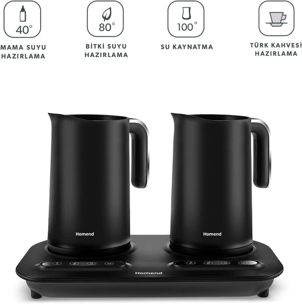 Homend Pottoman Plus 1888H Otomatik Türk Kahvesi ve İçecek Hazırlama Makinesi 3 in 1 ürün görseli