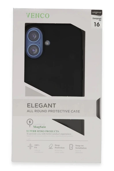 Venco iPhone 16 Home Magsafe Kapak - Siyah - Resim 3
