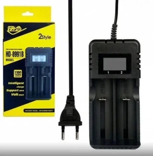 HD-8991B USB Lityum Pil Akıllı Şarj Aleti BMS Destekli - 2'li