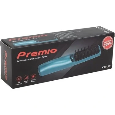 Şarj Göstergeli Kablosuz Saç Düzleştirici Tarak (5047) - 3