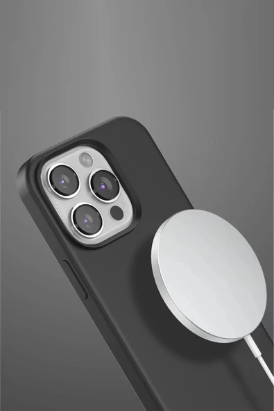 Venco iPhone 11 Home Magsafe Kapak - Siyah - Resim 3