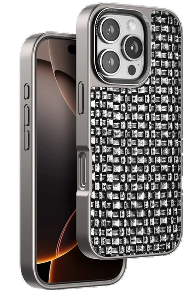 Venco iPhone 16 Pro Brand Kapak - Gümüş ürün görseli 1