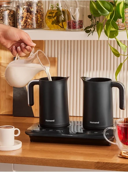 Homend Pottoman Plus 1888H Otomatik Türk Kahvesi ve İçecek Hazırlama Makinesi 3 in 1 - Resim 4