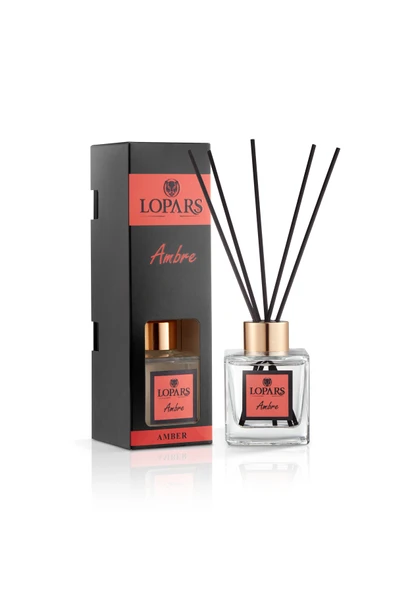 Lopars Ambre (Amber) 5 Bambu Çubuklu Oda (oda parfümü) Kokusu 100 ml