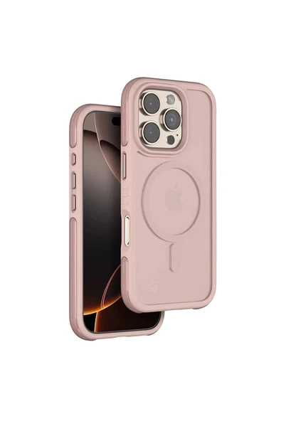Venco iPhone 16 Pro Max Orbit Magsafe Kapak - Rose Gold ürün görseli 1