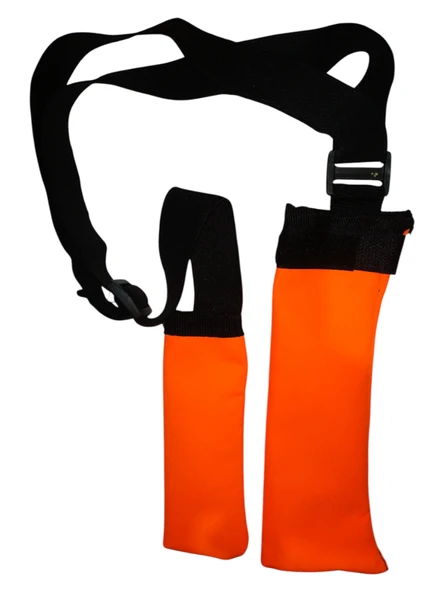 Turuncu Ayarlı Lastikli Parçalı Kamışlar için Taşıma ve Koruma Kılıfı ürün görseli 1