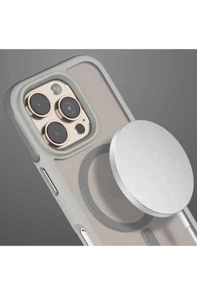 Venco iPhone 16 Pro Orbit Magsafe Kapak - Siyah - Resim 2