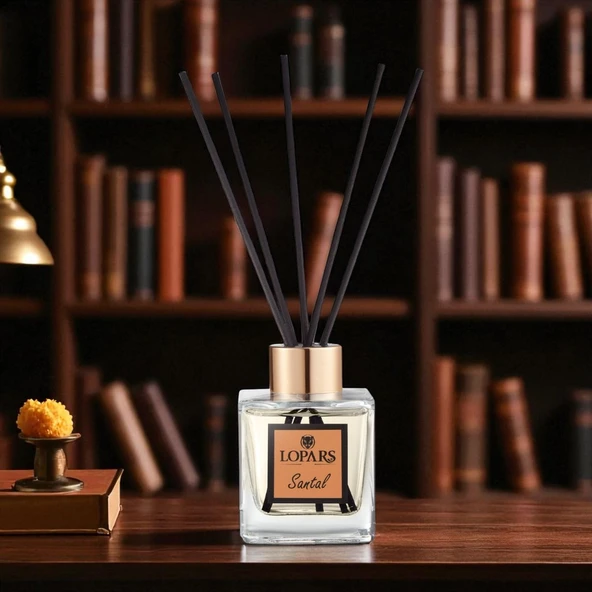 Lopars Santal (Sandal Ağacı) 5 Bambu Çubuklu Oda (oda parfümü) Kokusu 100 ml - 4