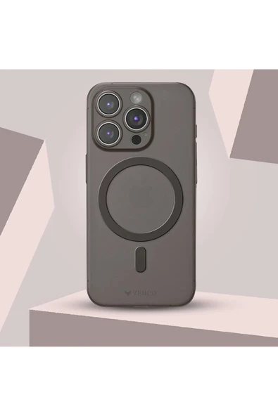 Venco iPhone 16 Pro Max Sense Magsafe Kapak - Şeffaf - Resim 2