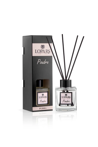 Lopars Poudre (Pudra) 5 Bambu Çubuklu Oda (oda parfümü) Kokusu 100 ml