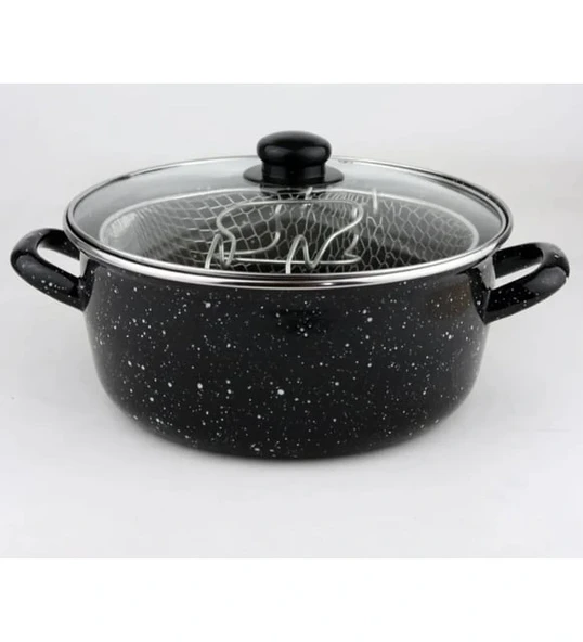 ESSAN SİYAH CAM KAPAK FRİTÖZ AZAK (5047) ürün görseli