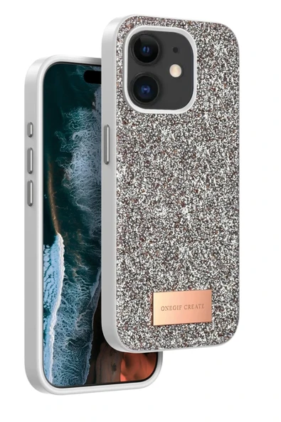 Onegif iPhone 11 Bright Simli Kapak - Gold ürün görseli 1