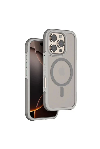Venco iPhone 16 Pro Max Orbit Magsafe Kapak - Titan Gri ürün görseli 1