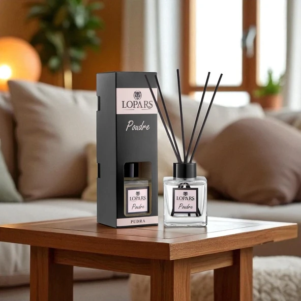 Lopars Poudre (Pudra) 5 Bambu Çubuklu Oda (oda parfümü) Kokusu 100 ml - 7