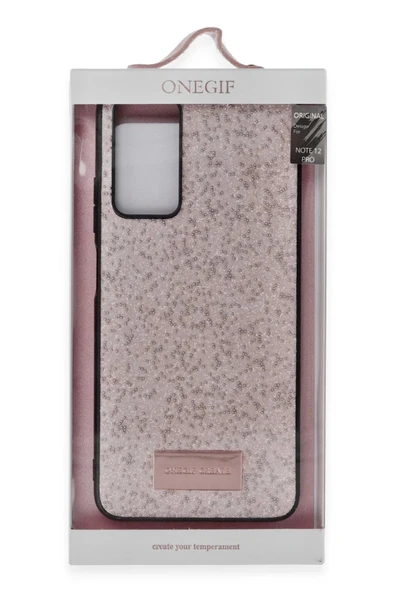 Onegif Xiaomi Redmi Note 12 Pro 4G Bright Simli Kapak - Derin Mor - Resim 3