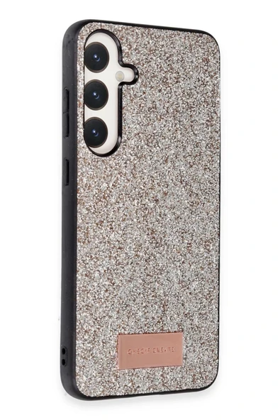 Onegif Samsung Galaxy A05S Bright Simli Kapak - Gold - Resim 2