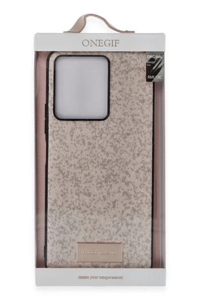 Onegif Xiaomi Redmi 13C Bright Simli Kapak - Gold - Resim 3