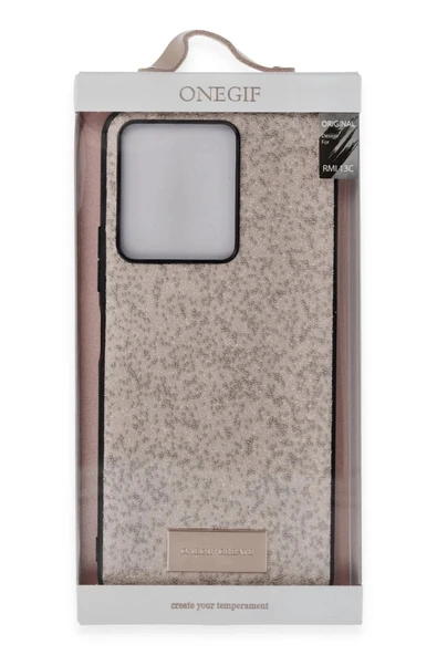 Onegif Xiaomi Redmi 13C Bright Simli Kapak - Gümüş - Resim 3