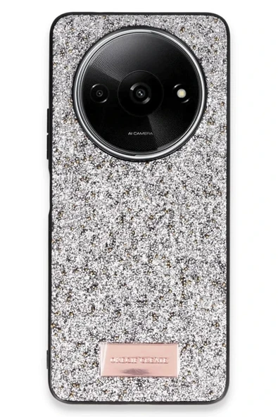 Onegif Xiaomi Redmi A3 4G Bright Simli Kapak - Gümüş ürün görseli 1