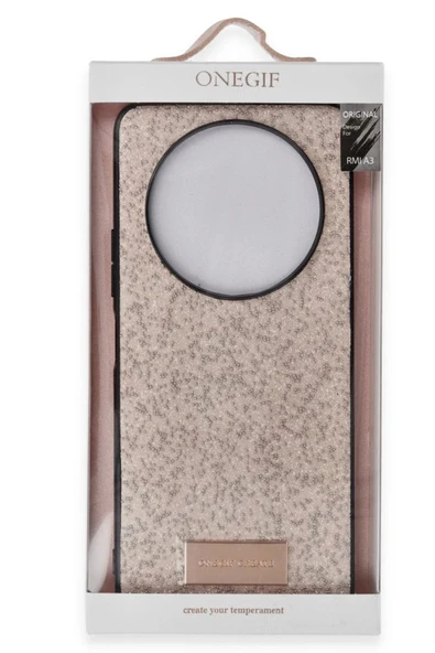 Onegif Xiaomi Redmi A3 4G Bright Simli Kapak - Gümüş - Resim 3