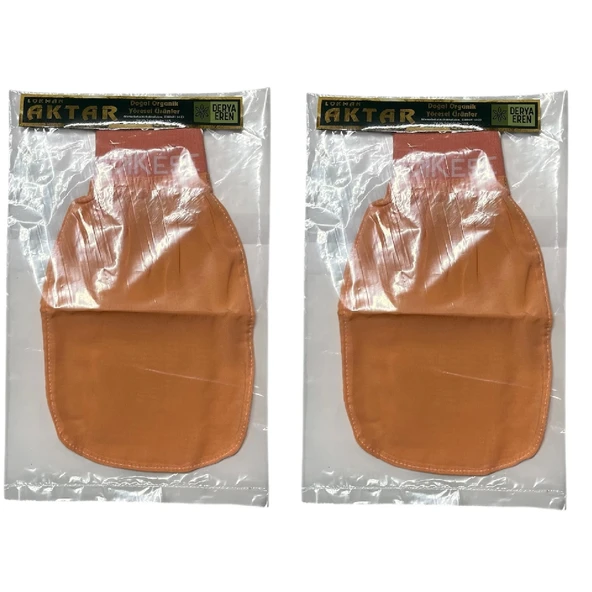 İpek Kese (El geçmeli) Vücut İçin Saf ipek (16 * 26cm),2 Adet, Derya Eren ürün görseli 1