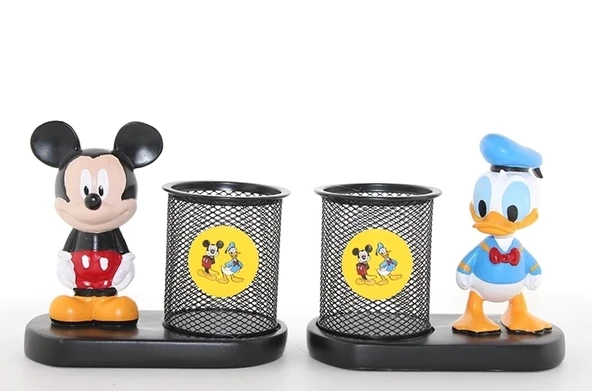 Polyester Mickey Mouse Ve Dufy Duck Kalemlik Alk2877 ürün görseli 1