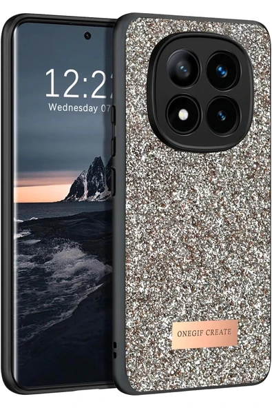 Onegif Xiaomi Redmi Note 14 Pro 4G Bright Simli Kapak - Gold ürün görseli 1