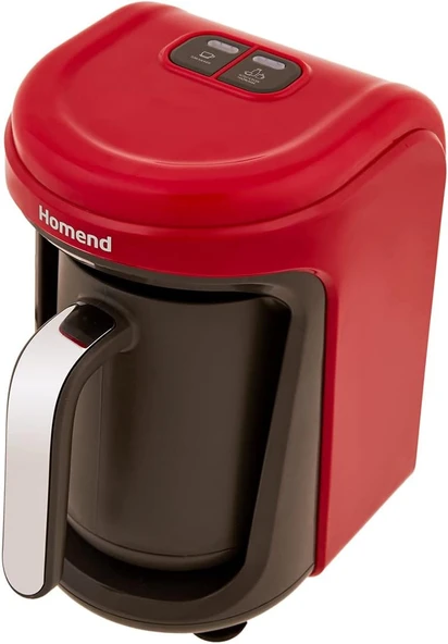 Homend Pottoman Milk in 1871H Sütlü Türk Kahve Makinesi Kırmızı Metal ürün görseli
