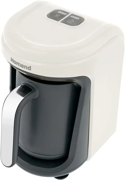 Homend Pottoman Milk in 1874H Sütlü Türk Kahve Makinesi Krem Metal ürün görseli