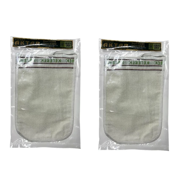 Kese %70 Floş (El geçmeli) 300 GSM (17 * 25cm),2 Adet, Derya Eren