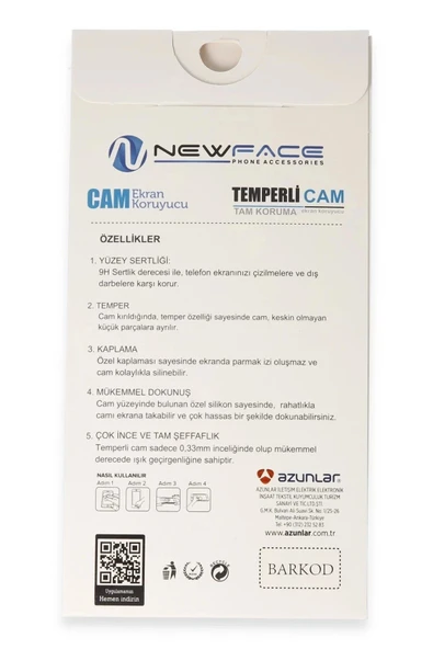 Samsung Galaxy A55 5G 3D Antistatik Cam Ekran Koruyucu - Resim 2