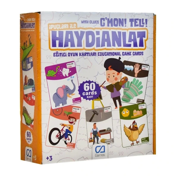 Nessiworld  Games Haydi Anlat Eğitici Oyun Kartları 60 Kart 5080 ürün görseli