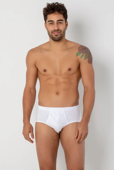 DoReMi %100 Doğal Pamuk Rahat Penye Erkek Klasik Slip Külot - Resim 6