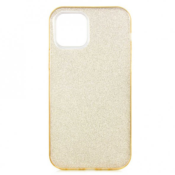 Apple iPhone 12 Pro Max Kılıf Zore Shining Simli Silikon Kılıf - 5