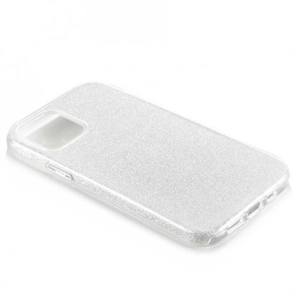 Apple iPhone 12 Pro Max Kılıf Zore Shining Simli Silikon Kılıf - 8