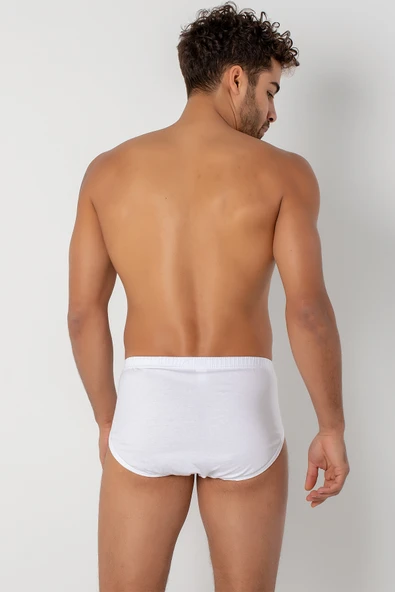 DoReMi %100 Doğal Pamuk Rahat Penye Erkek Klasik Slip Külot - Resim 4