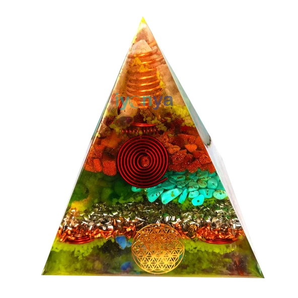 Orgonit Fosforlu Piramit Büyük ürün görseli 1