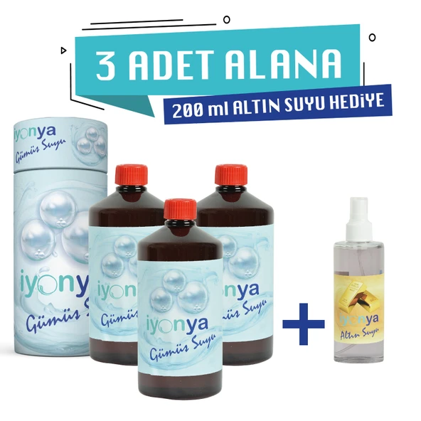 3Lt Gümüş Suyu 250ml Altın Suyu Hediye ürün görseli 1