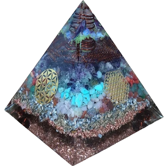 Özel Üretim Orgonit Fosforlu Piramit 1 ürün görseli 1