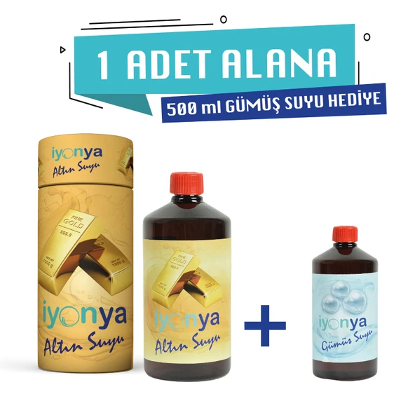 1Lt Altın Suyu 500Ml Gümüş Suyu Hediye - 1