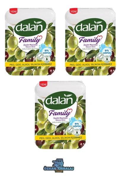 Dalan Family Zeytin Mucizesi El Sabunu 3 Paket - 1