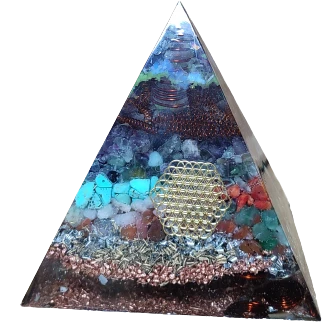 Özel Üretim Orgonit Fosforlu Piramit 1 - Resim 4