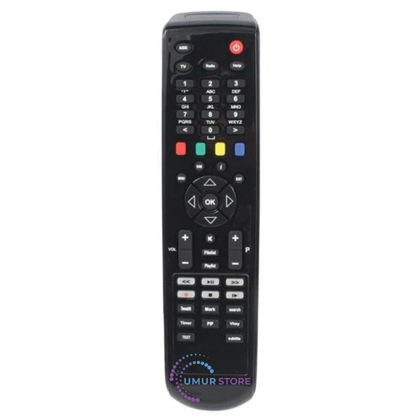 Atlanta ET-5000 HD Uydu Alıcı Kumandası ürün görseli