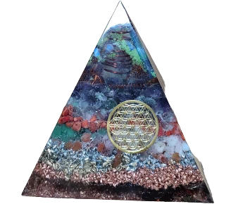 Özel Üretim Orgonit Fosforlu Piramit 1 - Resim 5